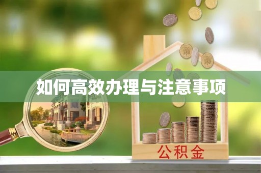 梧州如何高效办理与注意事项