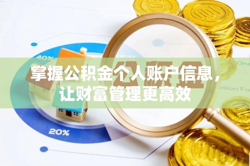 梧州掌握公积金个人账户信息，让财富管理更高效