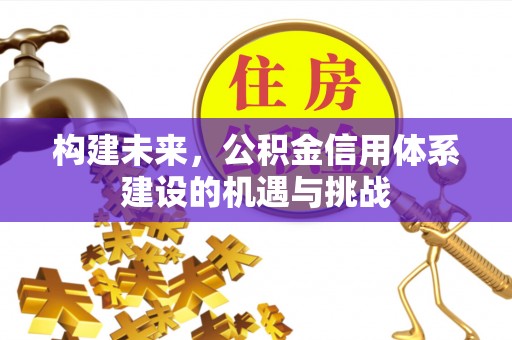 梧州构建未来，公积金信用体系建设的机遇与挑战