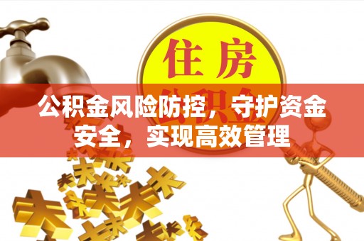 梧州公积金风险防控，守护资金安全，实现高效管理