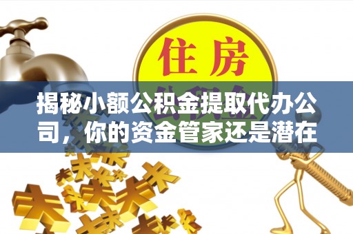 梧州揭秘小额公积金提取代办公司，你的资金管家还是潜在风险？