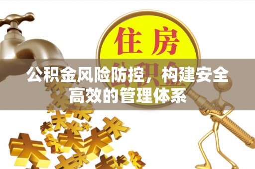 梧州公积金风险防控，构建安全高效的管理体系